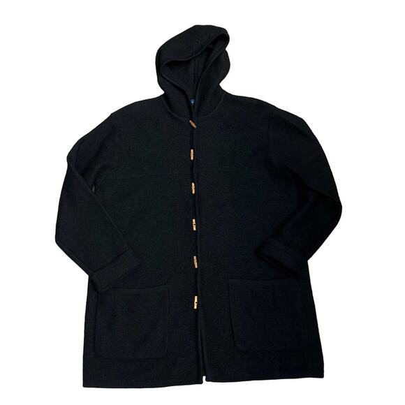 Vintage Karen Scott cardigan 100% Wool Wooden Toggle made Australia size large - Picture 16 of 16